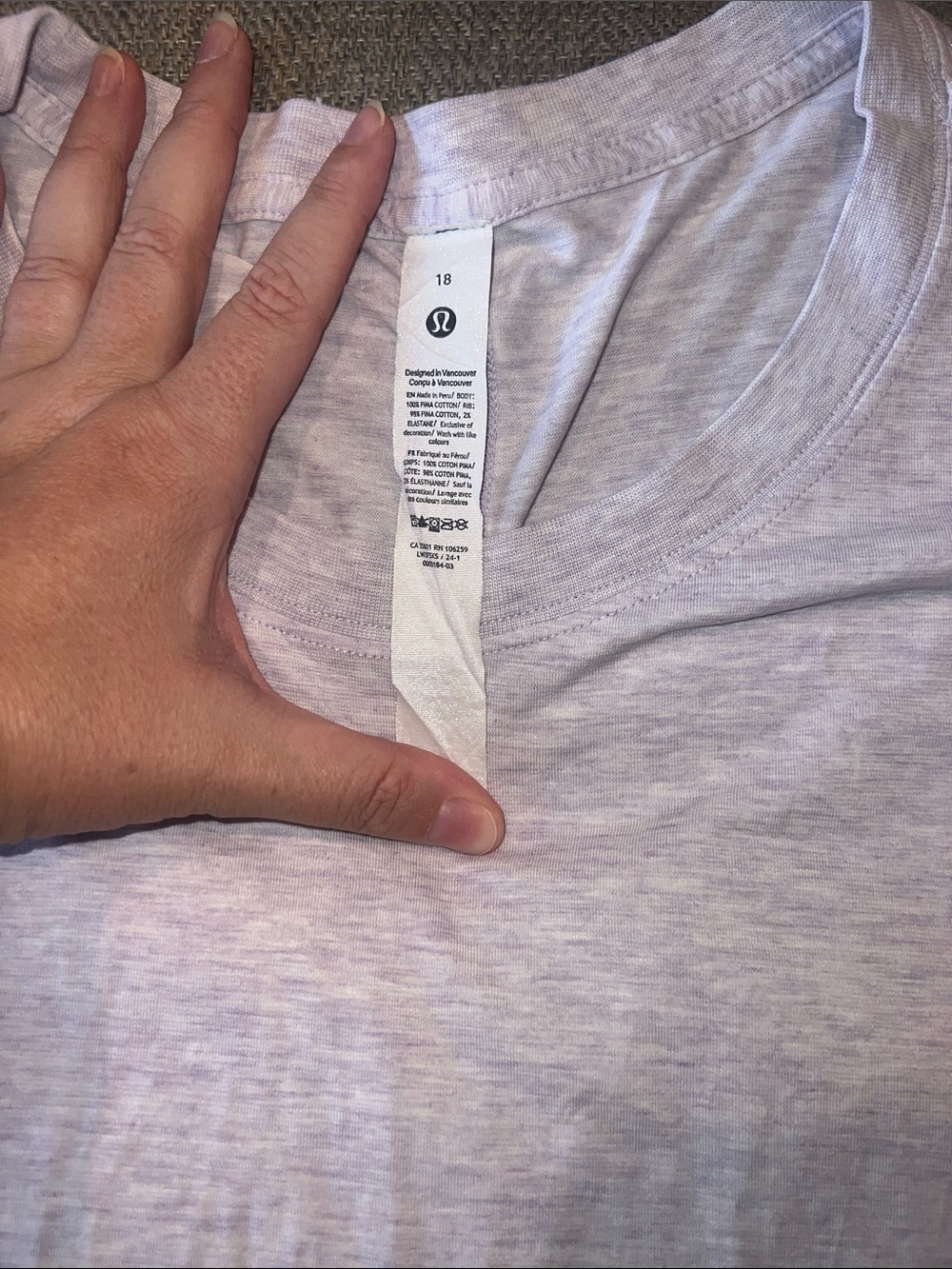 Lululemon All Yours Cotton T-Shirt - Picture 2 of 2